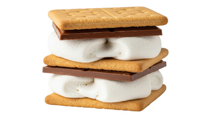 Isolated S'more Sandwich