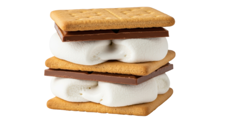 Isolated S'more Sandwich
