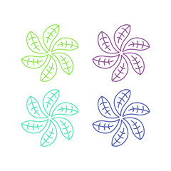 Natural Ayurveda Massage Spa Resort Logo Sign Symbol
