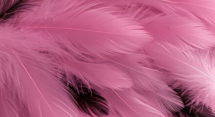 Obraz premium Soft Background Created by Pink Feathers