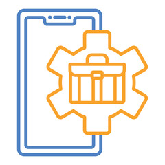 Mobile work Icon