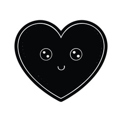 Cute Pastel Heart Button Icon