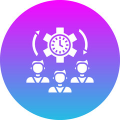 Fototapeta premium Team management Icon