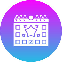Obraz premium Event day Icon