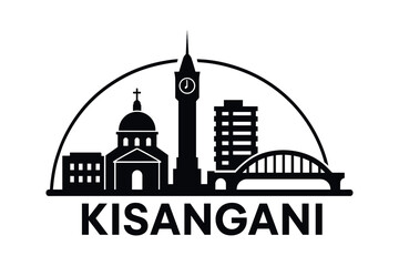 City skyline with iconic buildings and landmarks in Kisangani