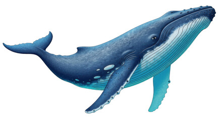 Isolated Humpback Whale