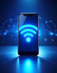 Smartphone Wireless Network Connection Display