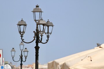 Strassenlaternen in Italien