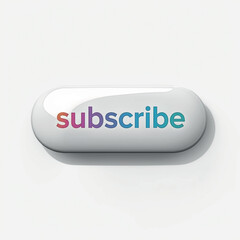 Abstract Subscribe Button geometric pattern 