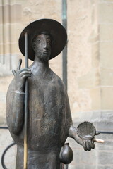 Statue de Saint-Jacques &agrave; Rothenburg - Allemagne