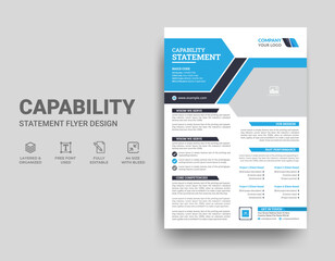 Capability Statement Template Design