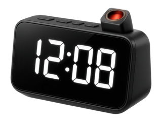 Digital clock with a projection feature