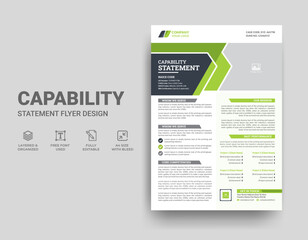 Capability Statement Template Design