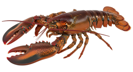 Isolated Lobster