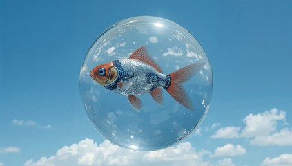 goldfish in aquarium