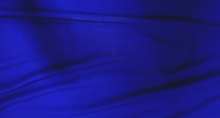 Dark blue black cloth for graphic design or wallpaper.