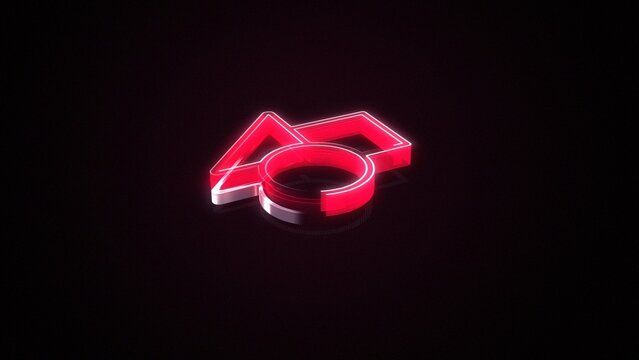 Modern 3D Glow Light Ray Logo Reveal