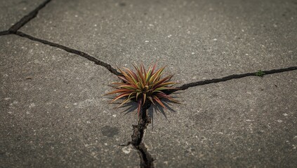 autumn leaf on asphalt