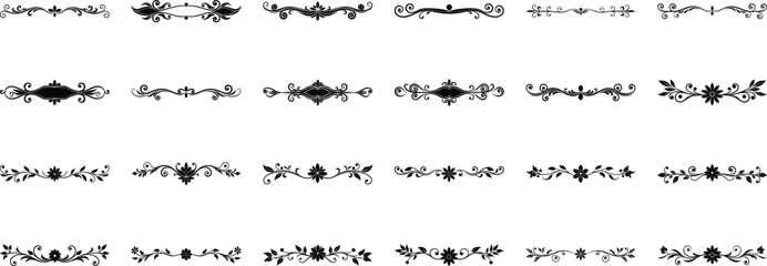 Obraz premium Vector art of abstract ancient script with decorative symbols