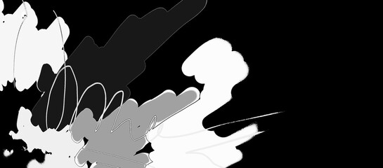 Elegant black and white abstract background.