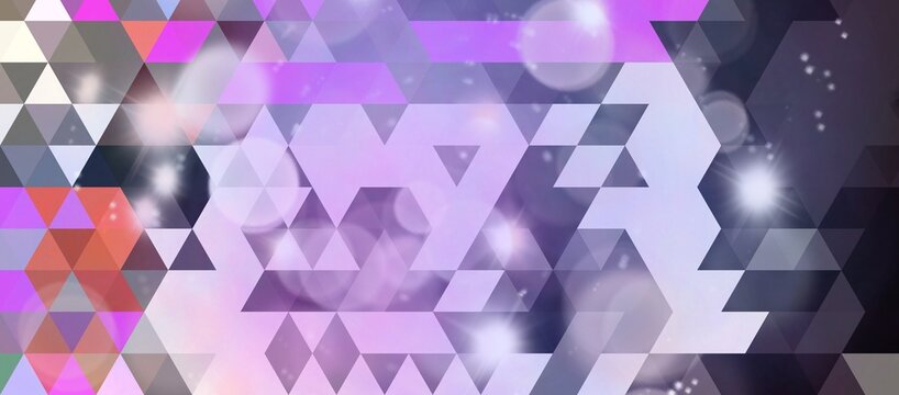 Colorful geometric polygonal abstract background.