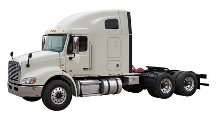 Obraz premium Isolated White Truck