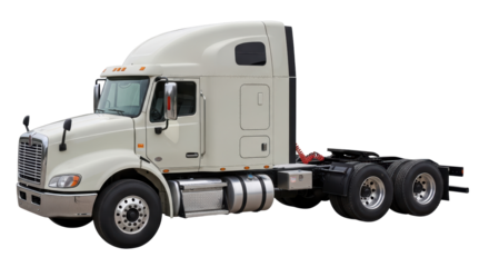 Isolated White Truck