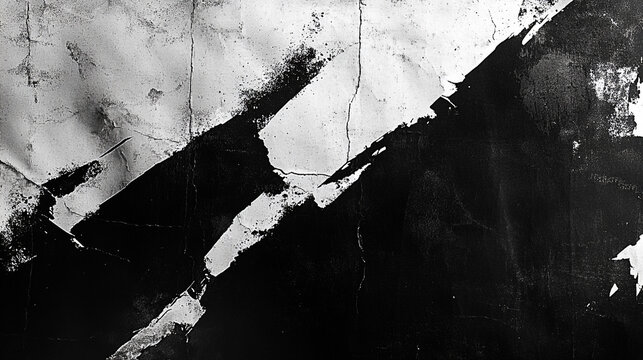 Aggr High-Contrast Black-And-White With Texture Newsprint Midjourney