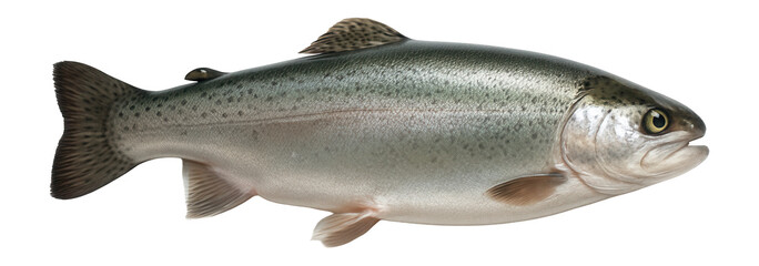 Obraz premium Raw trout, whole