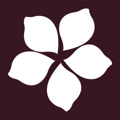 Jasmine element vector logo 