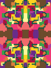 Vector illustration depicting an abstract background for use as a graphic design resource or printed on conventional media.