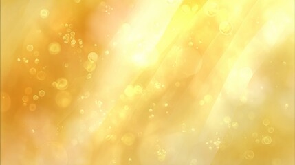 Golden abstract background with bokeh and blurred lines, evoking warmth and light