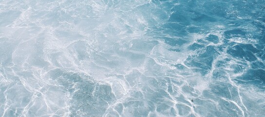 Obraz premium Ethereal Aqua surface with refracted light