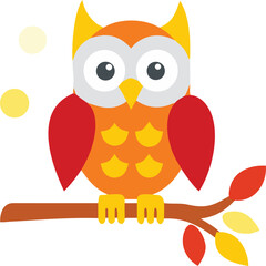 owl on branch