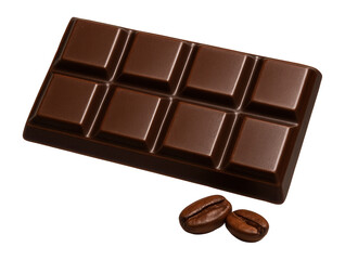 Obraz premium Chocolate bar with coffee flavor