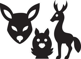 silhouette of a deer