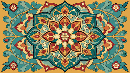 Seamless ornamental floral vector pattern with a vintage lace design