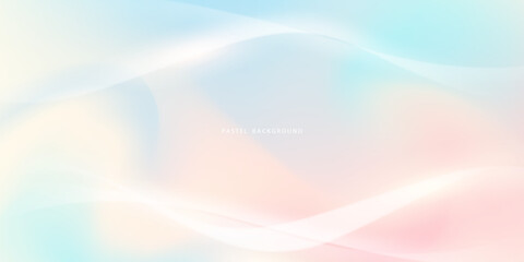 Pastel background, soft design modern vector illustration