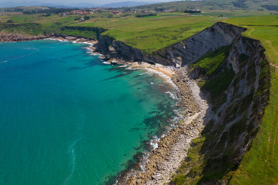 Cliffs of Suances, Cantabria, Spain