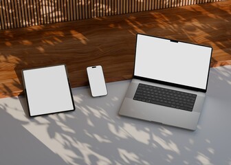 Responsive Web Design and website Mockup, Devices Mock up, Smartphone desktop tablet laptop template Mockup