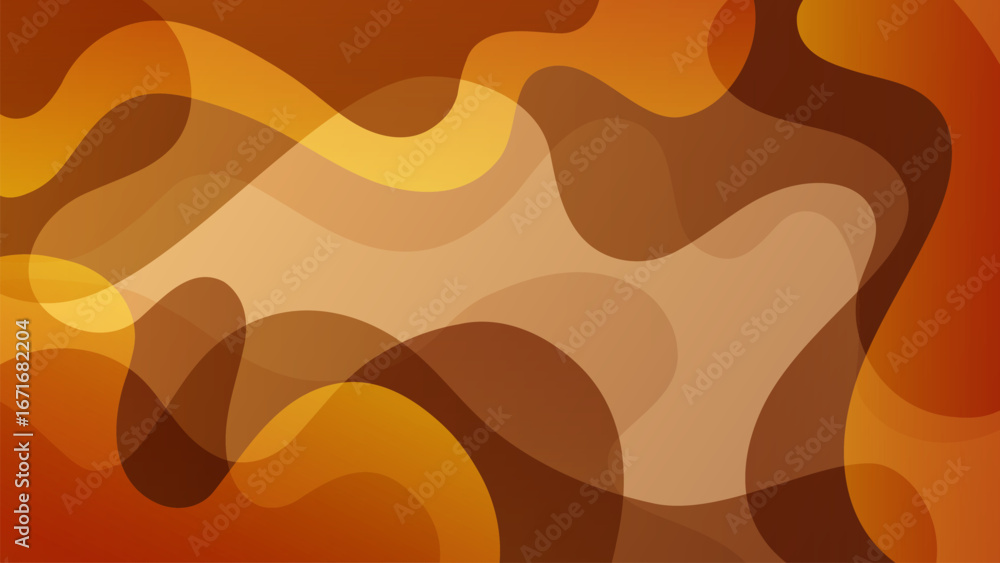 Poster autumn theme background. bright colored waves and splashes. dynamic vibrant color gradients. flowing