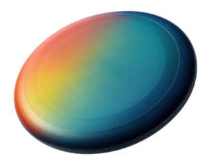 Frisbee golf disc with beveled edge