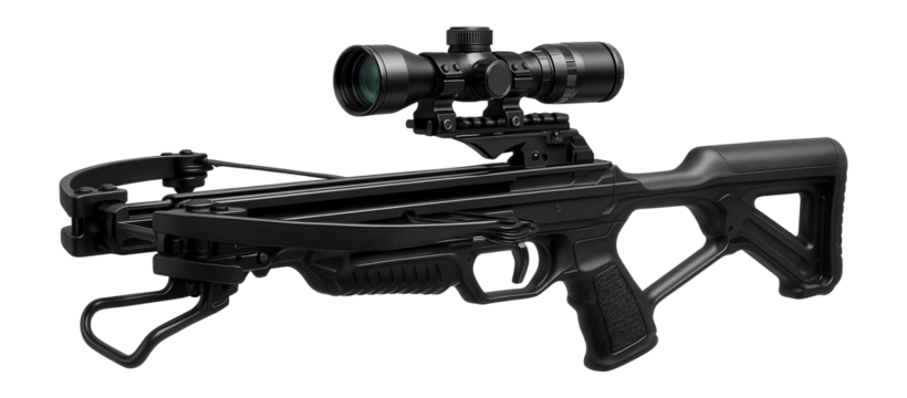 Crossbow with scope mount