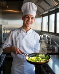 chef preparing meal