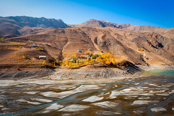 Seven Lakes in Fann mountains in Tajikistan