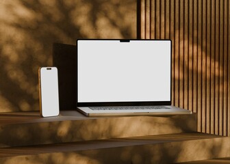 Responsive Web Design and website Mockup, Devices Mock up, Smartphone desktop tablet laptop template Mockup
