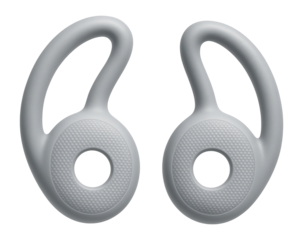 Silicone ear hook covers with anti-slip texture and flexible fit