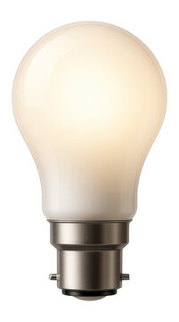 Smart bulb with B22 base and app-controlled dimming