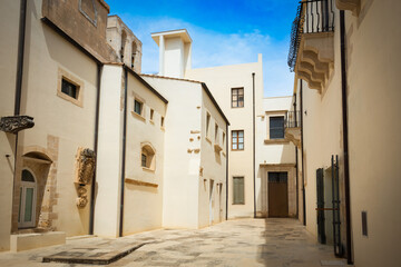 Obraz premium Bellomo Palace Regional Gallery in Syracuse, Sicily