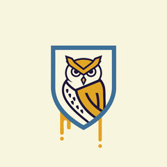 Owl Emblem: Symbol of Wisdom and Protection.